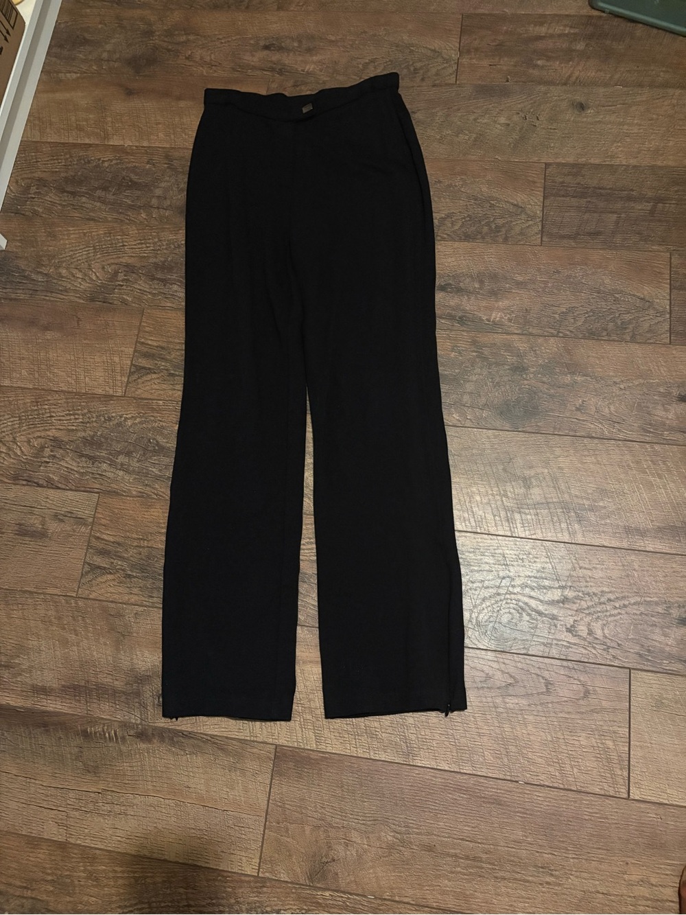 Ralph Lauren Black Wide-Leg Trousers